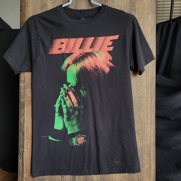 None Tops - Billie Elish Tshirt.  Small